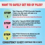 What is the dose of pygo-9 ayurvedic medicine for piles