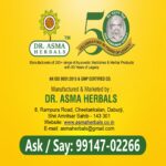 contact information of dr asma herbals