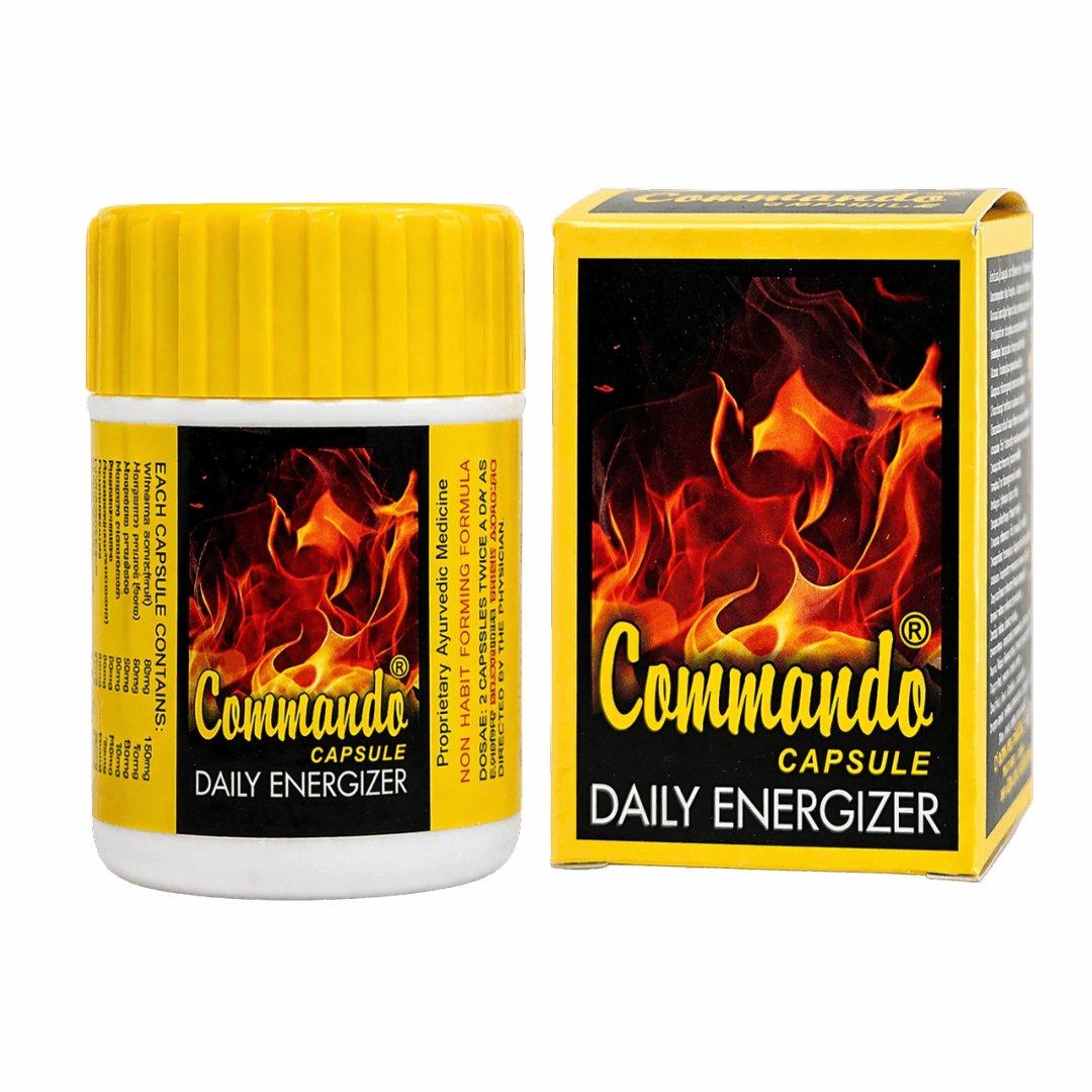 Commando capsule daily energizer for men and women Commando capsule daily energizer for men and women