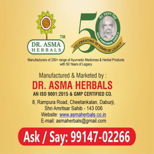 ASMALIV A CONTENT 6 Dr. Asma Herbals