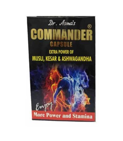 commander capsule daily energiser energy booster body grow ayurvedic