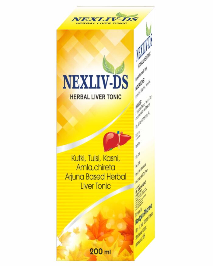 nexliv ds ayurvedic syrup for liver care health strong