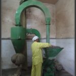 Grinding of Herbs in Pulverizer machine or grinding machine for herbs at Dr. Asma Herbals