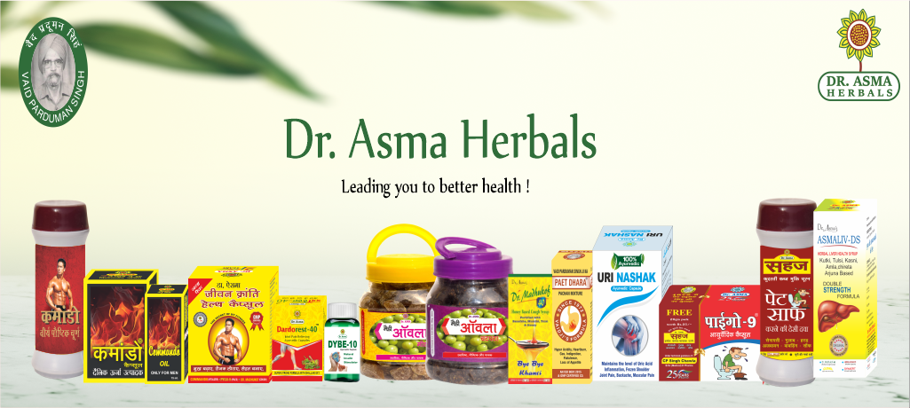 dr asma herbals best ayurvedic manufacturing company India CP Singh Chawla banner