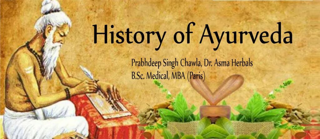 history of ayurveda linkedin Prabhdeep Singh chawla