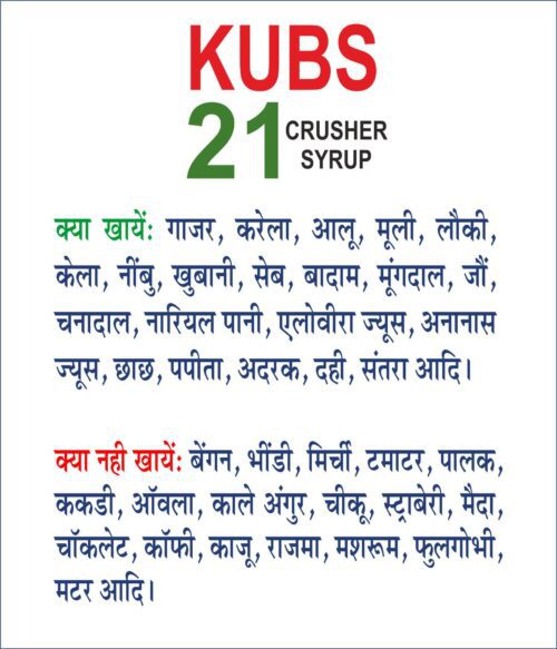 KUBS 21 Crusher Syrup Kidney Care detox supplements for Kidney Stone Since 1972 200 ML X PACK OF 2 43 Dr. Asma Herbals