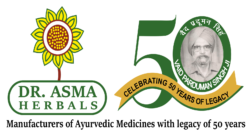 dr asma logo banner legacy of 50 years vaid parduman singh ji