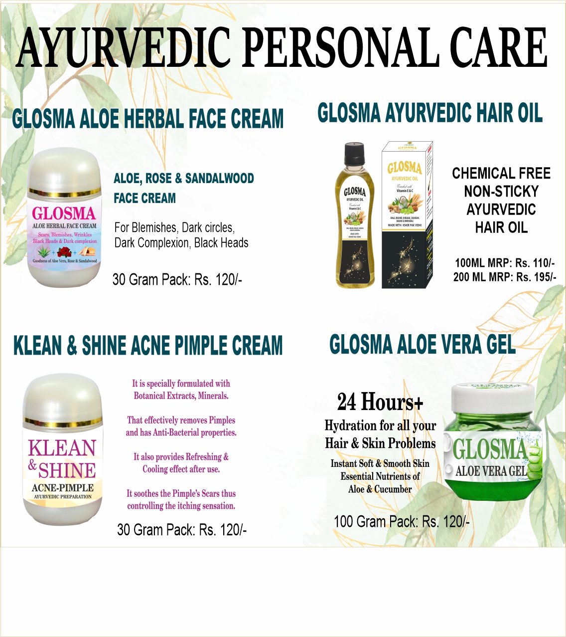 Ayurvedic Product List - Dr. Asma Herbals | Dr. Asma Herbals