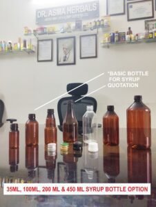 SYRUP BOTTLE OPTION min Dr. Asma Herbals