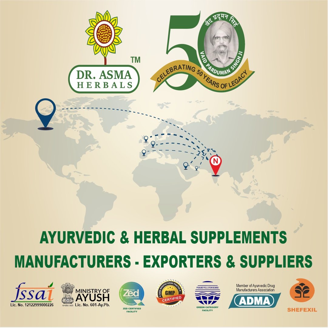 Best Ayurvedic Third Party Manufacturing | Dr. Asma Herbals